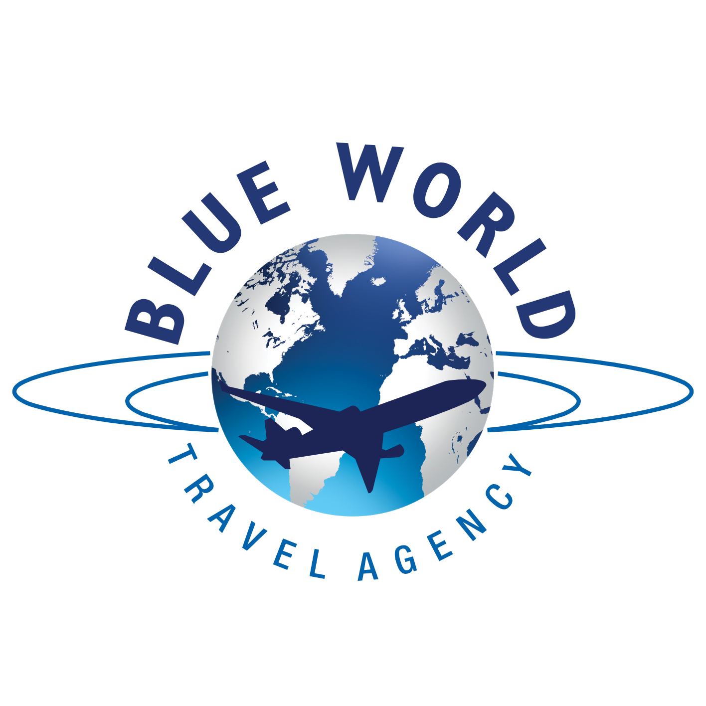 Blue World Travel Logo